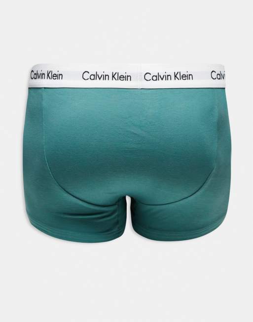 Calvin Klein Plus - Cotton Stretch - Confezione da 3 boxer aderenti a vita bassa multicolore, 3 di 4