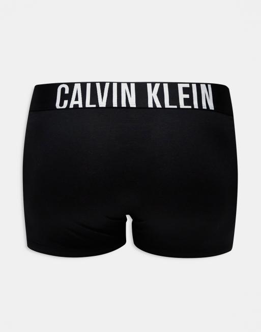 Calvin Klein Intense Power Cotton Stretch Trunks, Pack of 2, Black, S