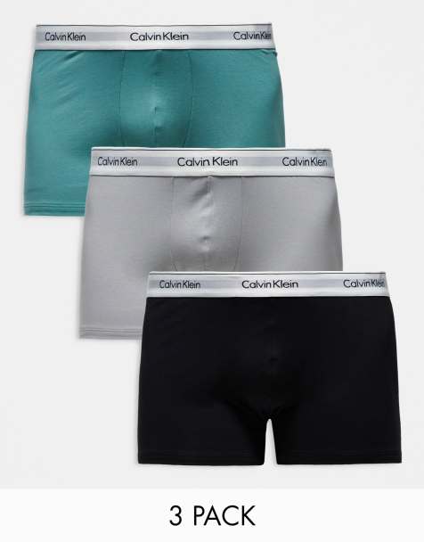 Calvin Klein Plus - Modern Cotton - Set van 3 boxershorts van stretchkatoen in multi - view 1