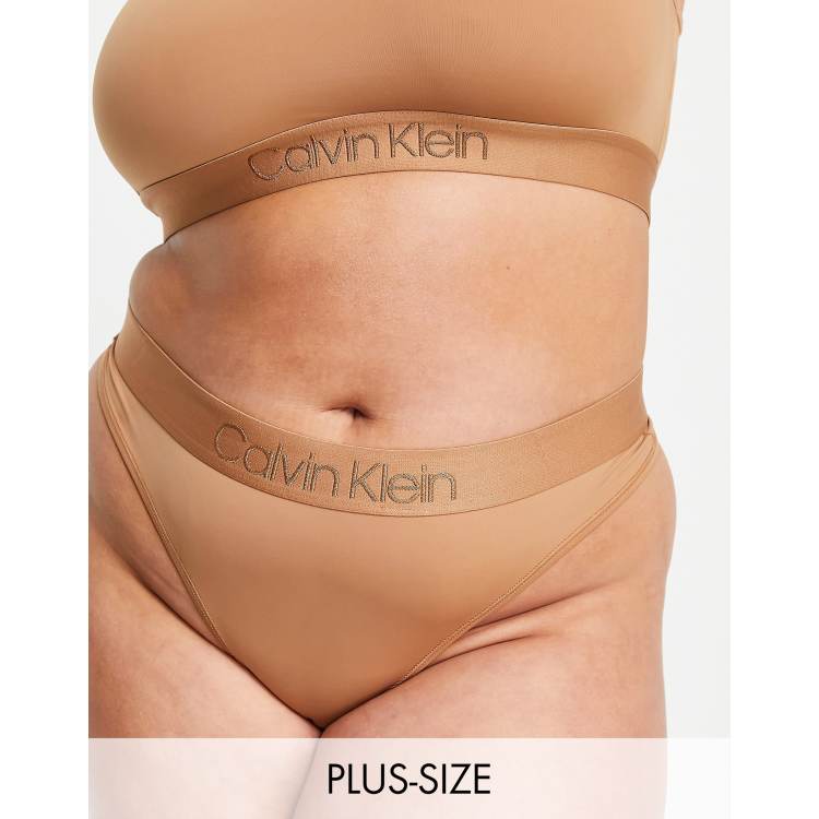 Calvin Klein Microfiber String Thong - Women's