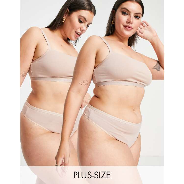 Calvin Klein Plus Size CK One Confezione da perizomi color