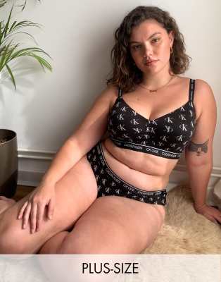 calvin klein bikini plus size