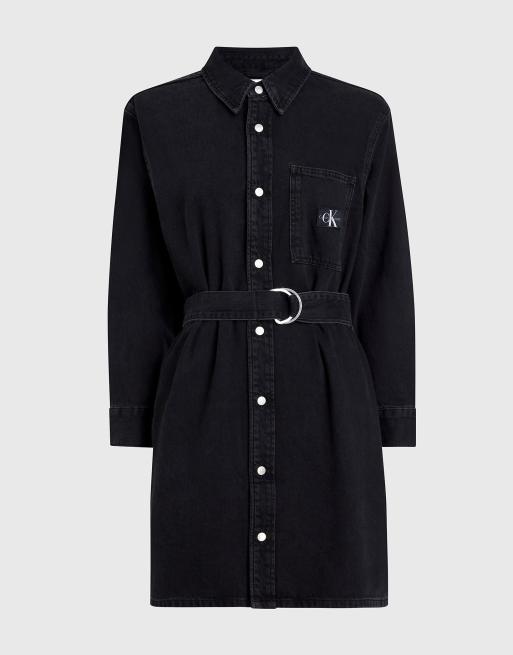 calvin klein plus size shirt dress Calvin Klein Plus Size Twist Design Shirt Dress