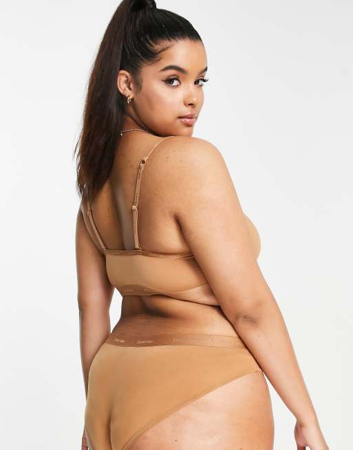 Calvin Klein Plus Size Form To Body Bikini & Reviews