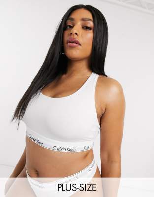 Buy Calvin Klein Modern Cotton Plus Bralette from Next India