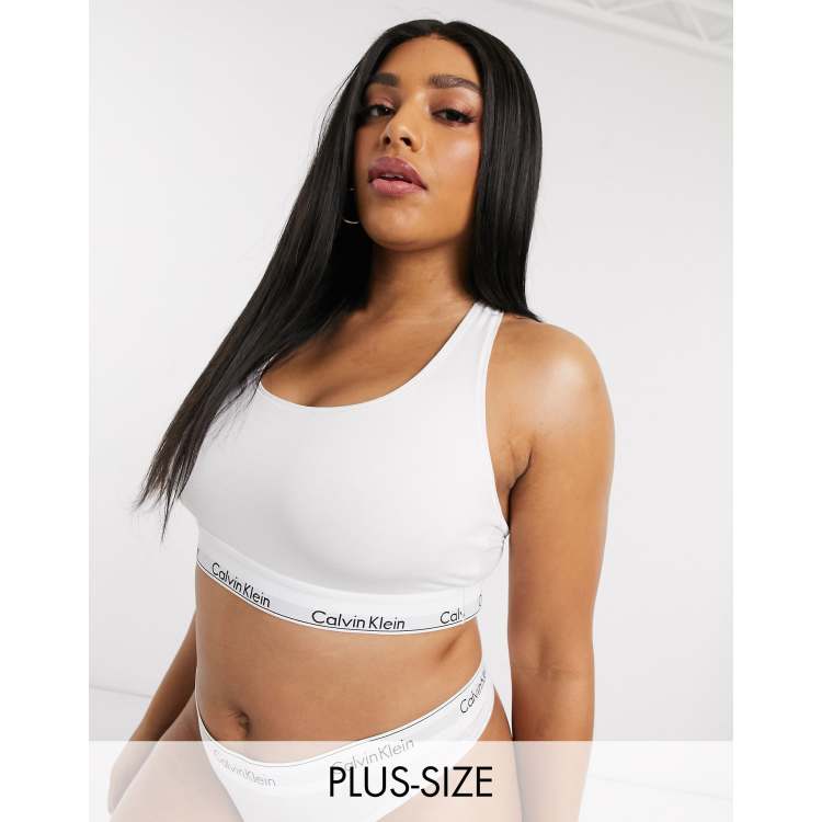 Calvin klein modern cotton top racerback bra