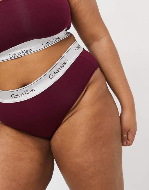 Calvin klein 2025 burgundy underwear