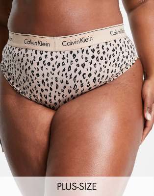 calvin klein cheetah print set