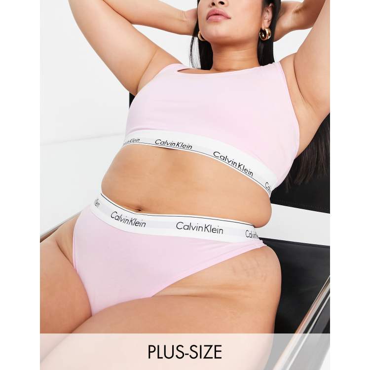 Calvin klein online plus size thong
