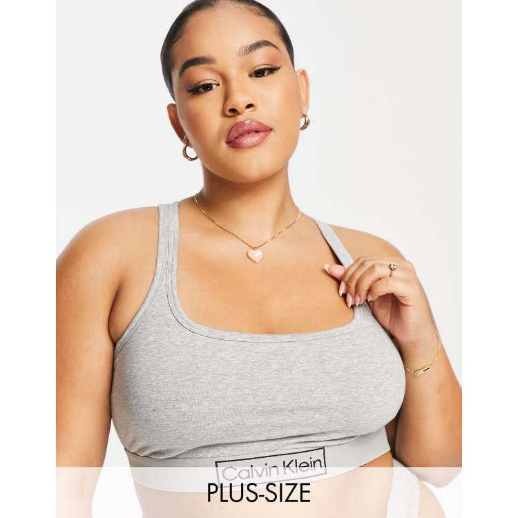 Calvin klein plus size bralette hotsell