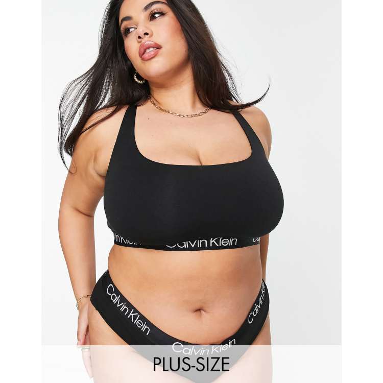 Plus Size Triangle Bra - Modern Cotton