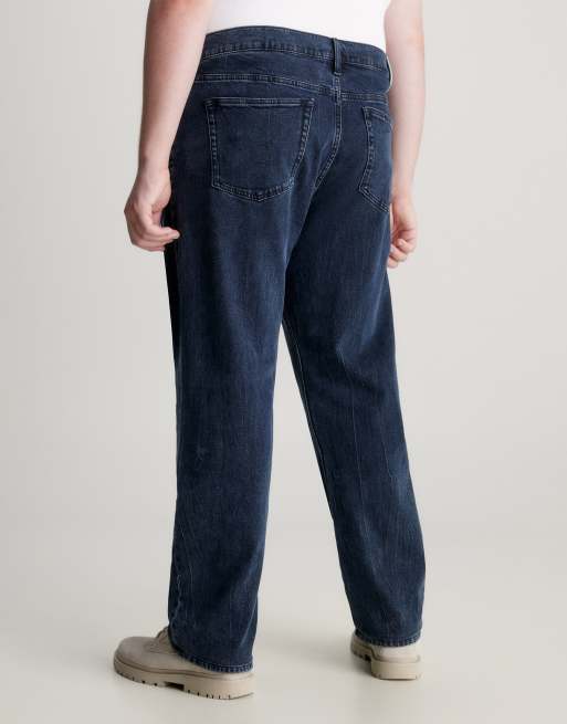 Calvin klein straight outlet tapered jeans