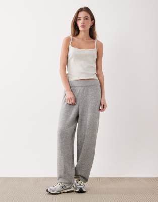 Calvin Klein Plush Lounge Sweatpants In Gray