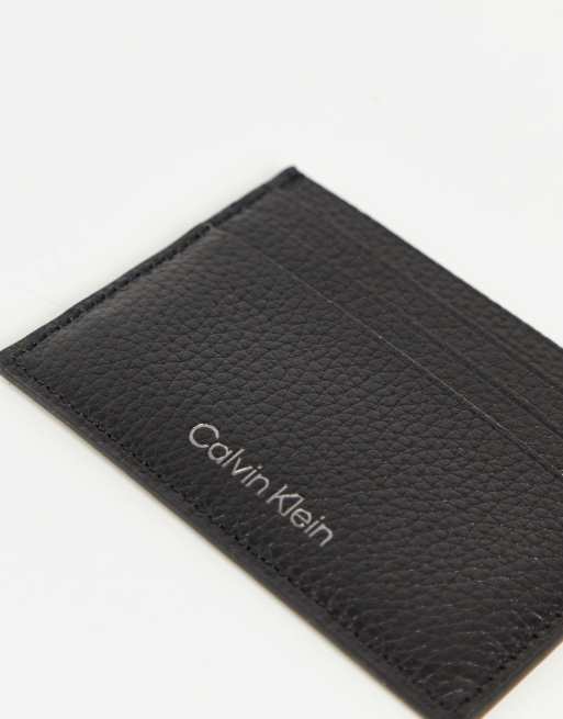 Calvin Klein - Portacarte in pelle nero, 2 di 4