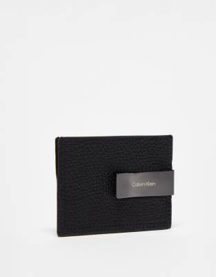 Calvin Klein minimalism mono cardholder in black - ASOS Price Checker