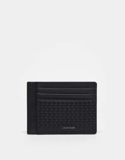 Calvin Klein - Porte-cartes minimaliste - Noir