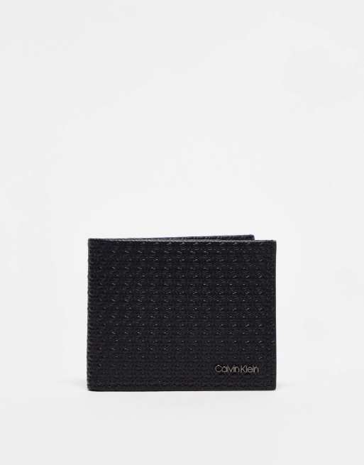 Calvin Klein - Portefeuille minimaliste à deux volets - Noir