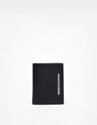 Calvin Klein - Portefeuille moderne à trois volets - Noir