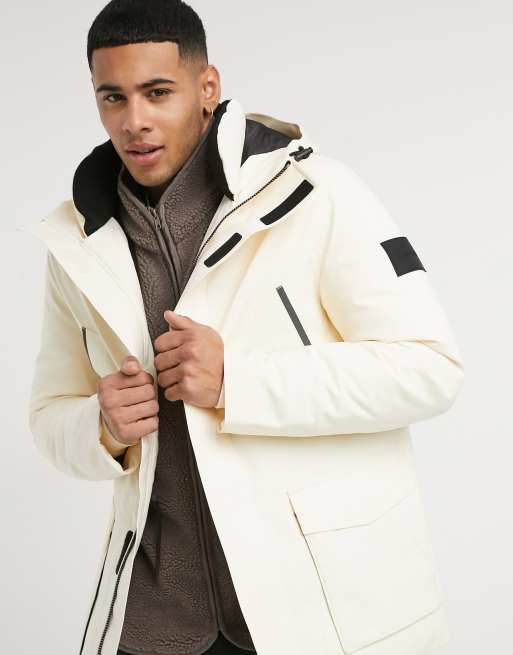 calvin klein premium canvas parka