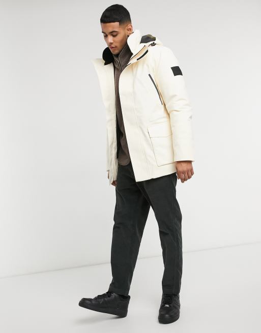 calvin klein premium canvas parka