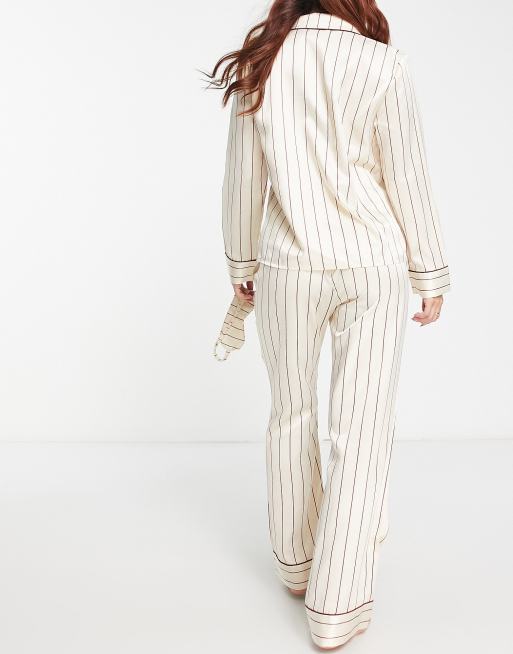 Calvin klein best sale striped pyjamas