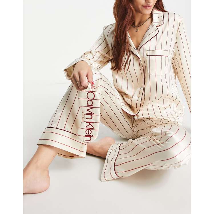 Calvin klein shop pj set women's