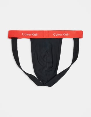 Calvin Klein Pride 5 Pack Jock Straps In Animal Print