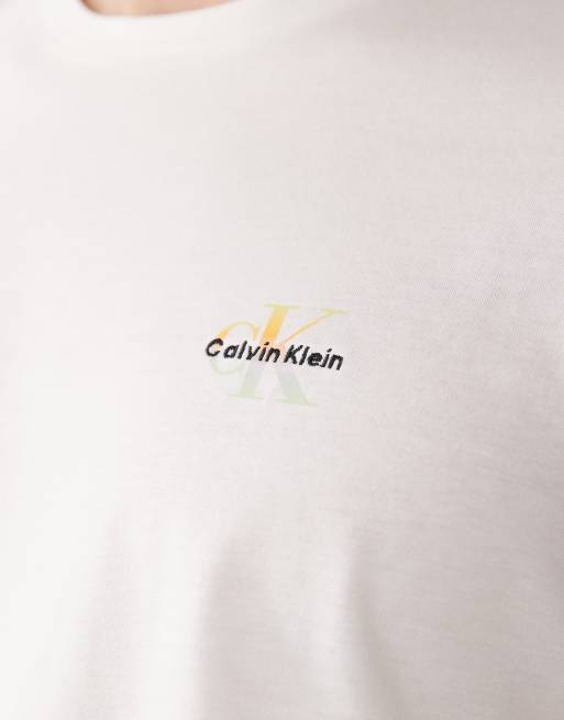 Calvin Klein – Pride – Biały bawełniany T-shirt, 5 z 5