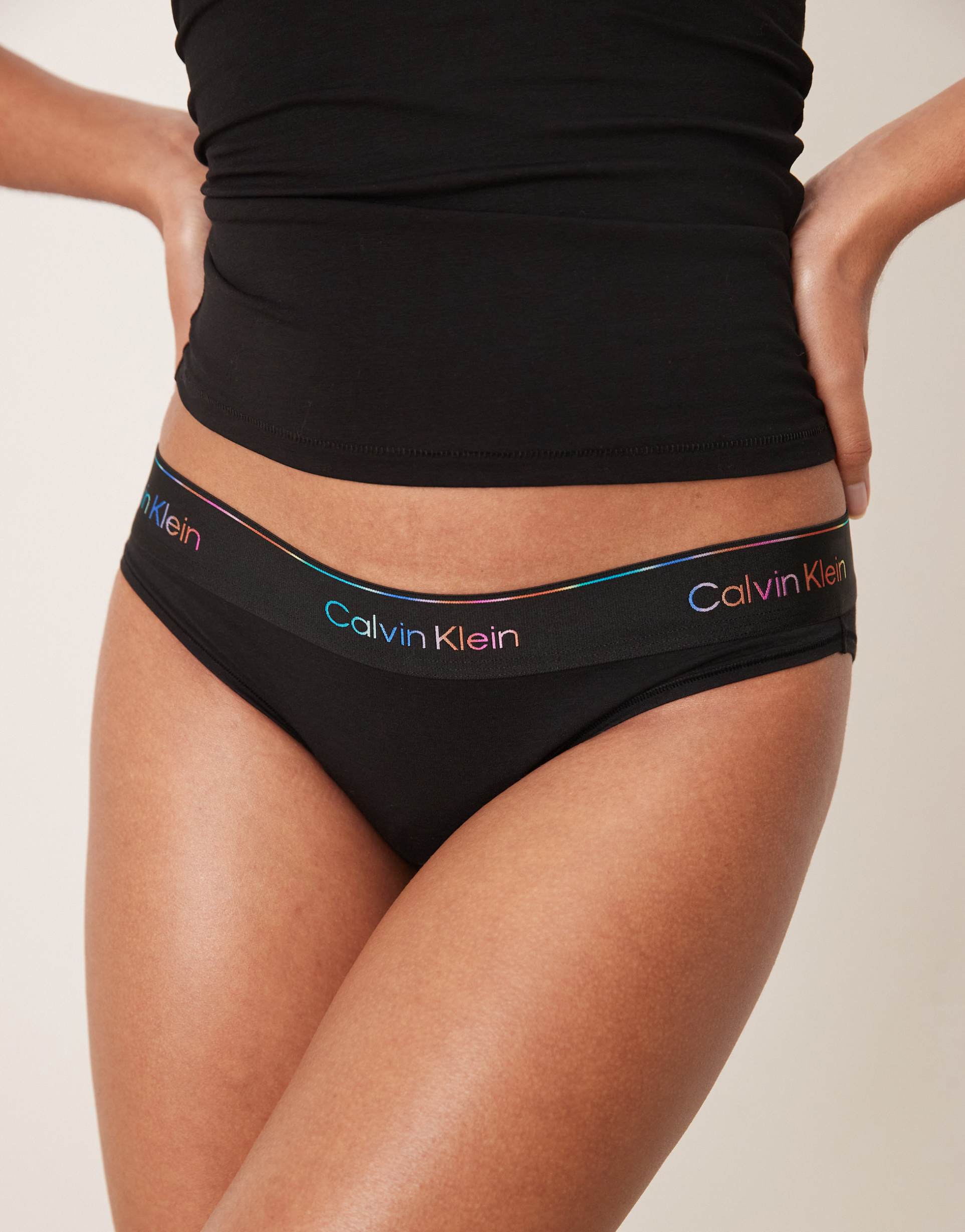 calvin klein pride bikini briefs in black