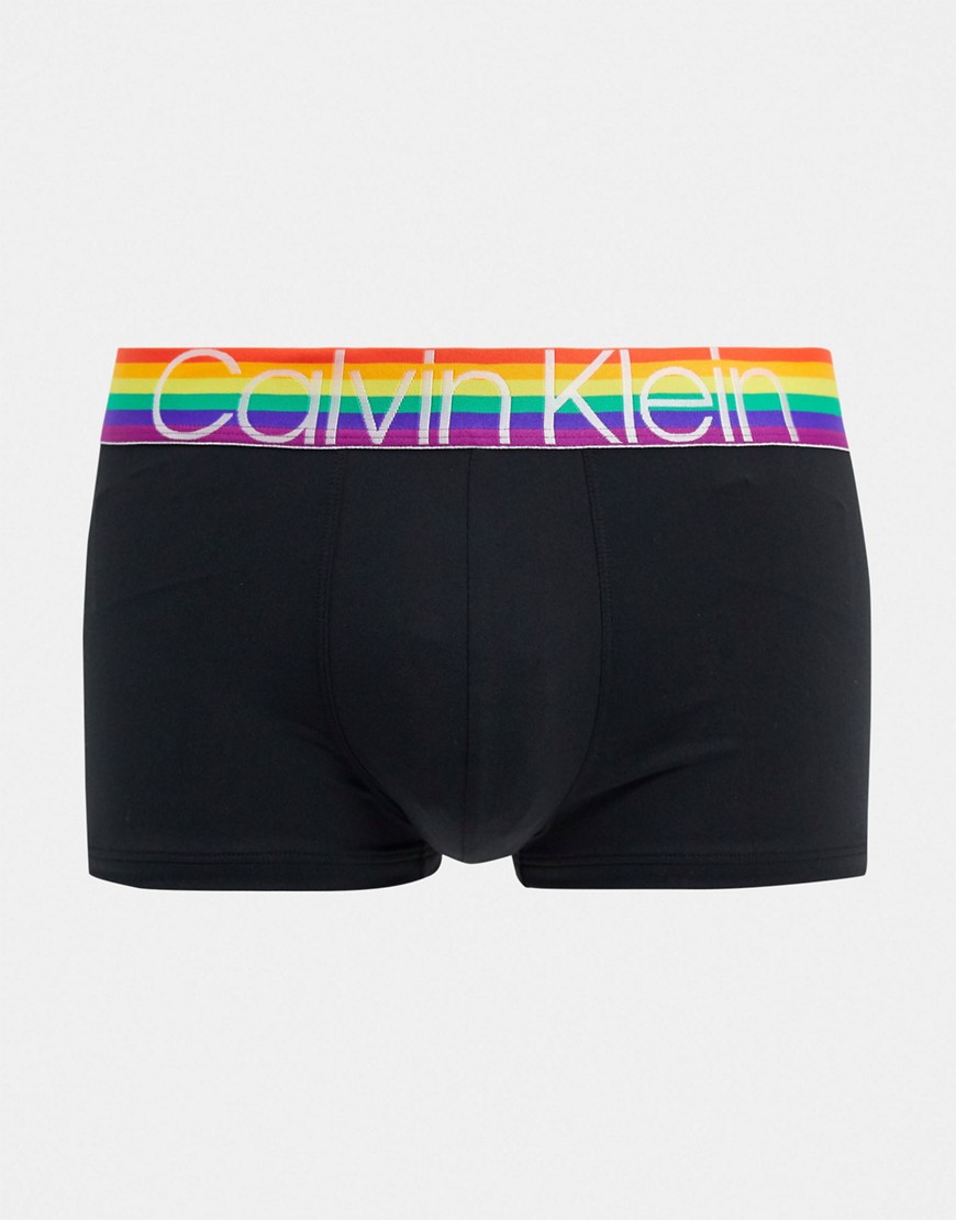 Calvin Klein - Pride - Boxer aderenti vita bassa-Nero