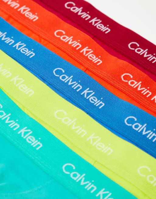 Calvin Klein Pride Confezione da 5 slip in cotone multicolore