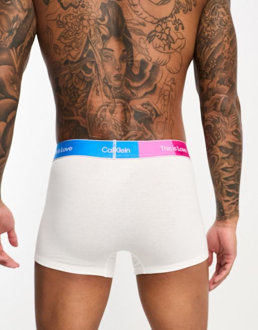 Calvin Klein Underwear PRIDE TRUNK White