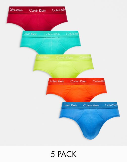 Calvin Klein - Pride - Pakke med 5 par multifarvede briefs i bomuld 