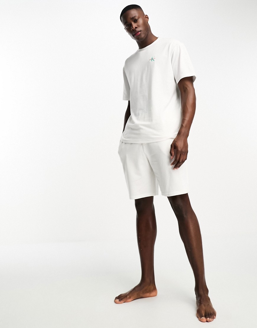 Calvin Klein Pride Lounge T Shirt In White
