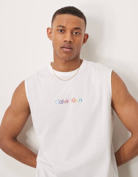 Calvin Klein – Pride – Vitt linne i muscle fit - view 1
