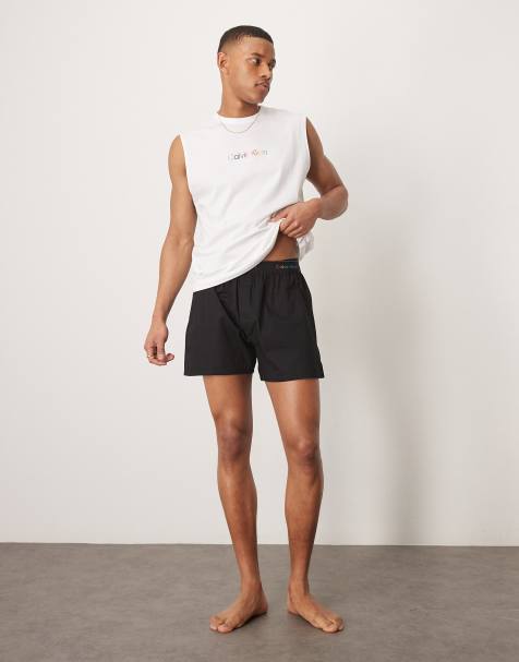 Calvin Klein Pride woven boxers in black - view 1