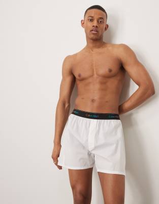 Pride woven boxers in white
