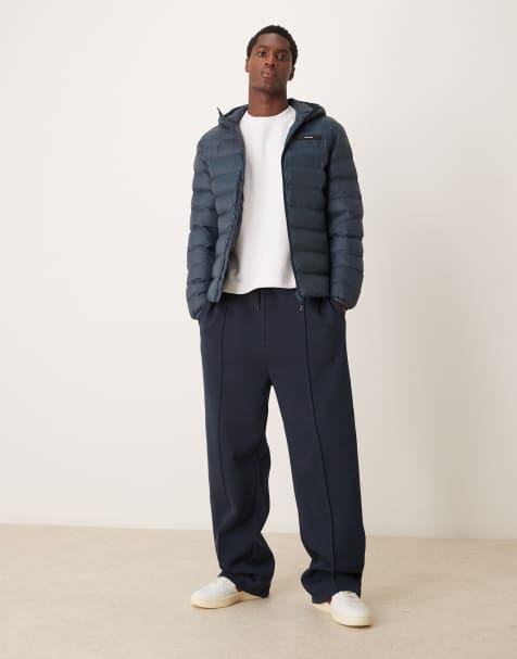 Calvin Klein puffer jacket in ink blue - view 1