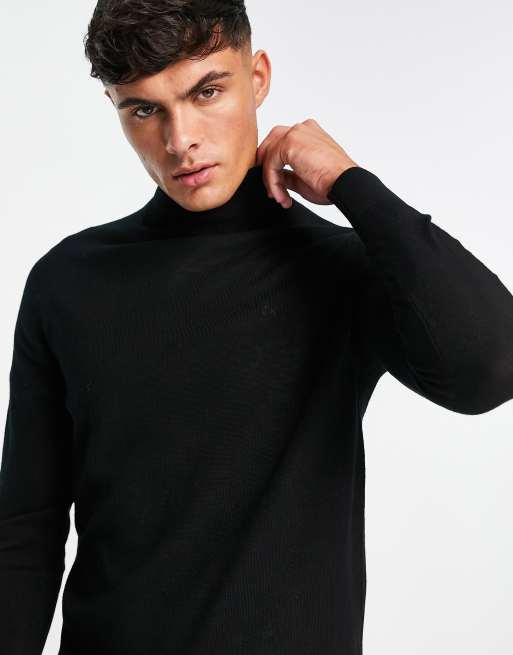 Pull calvin klein noir new arrivals