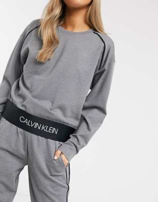 calvin klein grey long sleeve