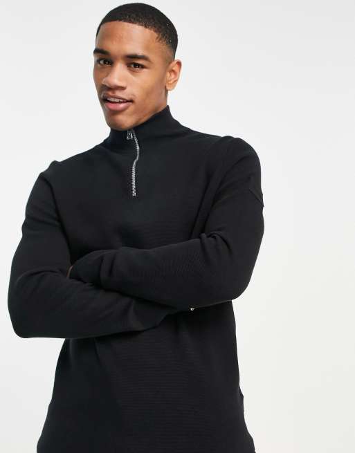 Calvin klein hot sale zipper sweater