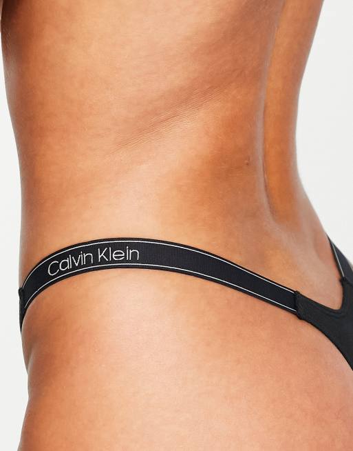 Pure ribbed bikini panty, Calvin Klein, Shop Bikini Panties Online