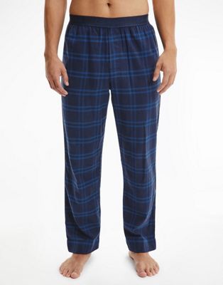 Calvin Klein pyjama bottoms in blue check