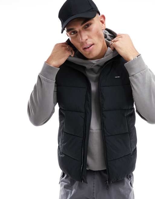 Calvin klein quilted hot sale puffer vest