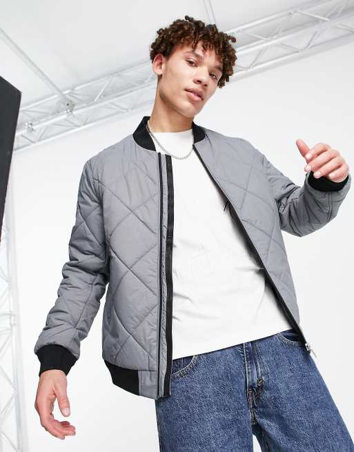 Calvin klein deals padded bomber jacket