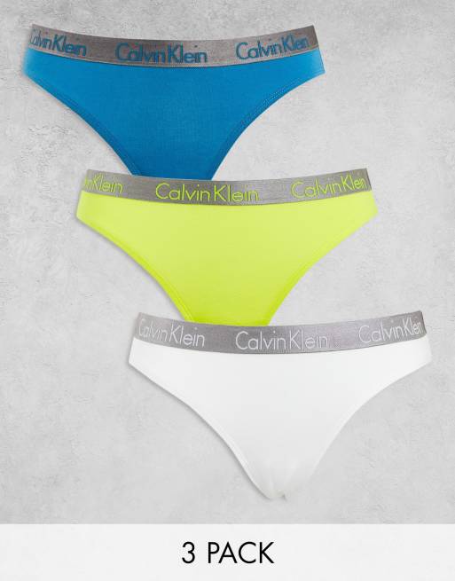 Buy Calvin Klein Underwear Women Teal Branded Waistband Low Rise Bikini  Panty - NNNOW.com