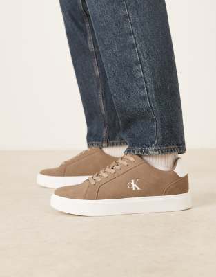  real leather classic cupsole trainers  