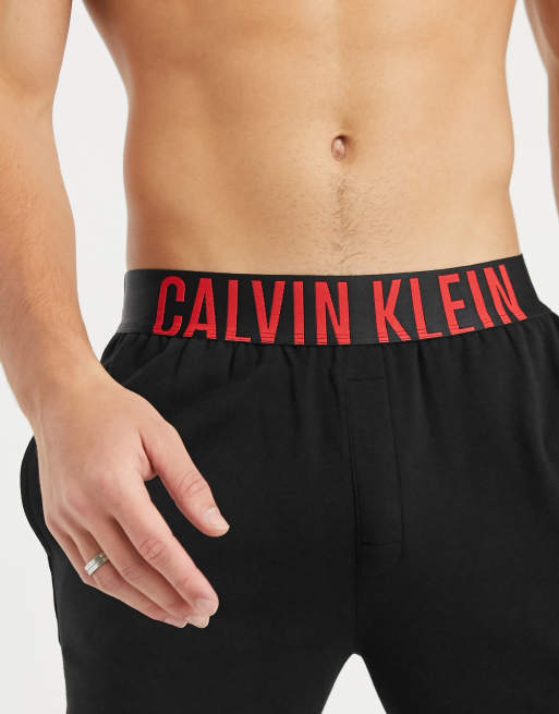 Red calvin deals klein pants