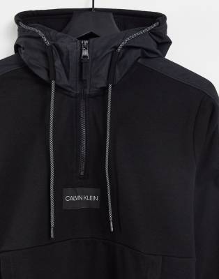 calvin klein reflective full zip hoodie