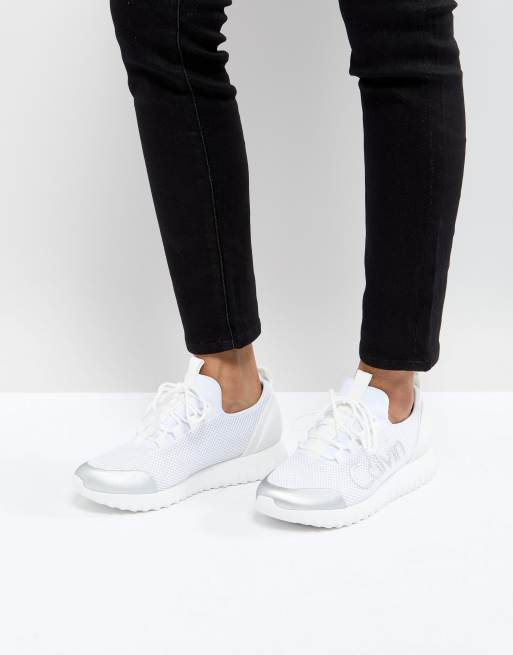 Calvin Klein - Reika - Sneakers bianche a rete